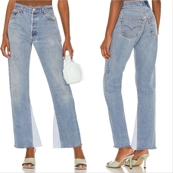 EB Denim Farrah Flare Light Wash Jeans- 25 - Picture 3 of 7